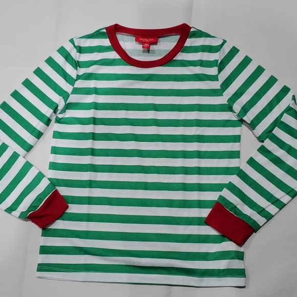 Family PJ's Stripped Xmas Top - Picture 2 of 3